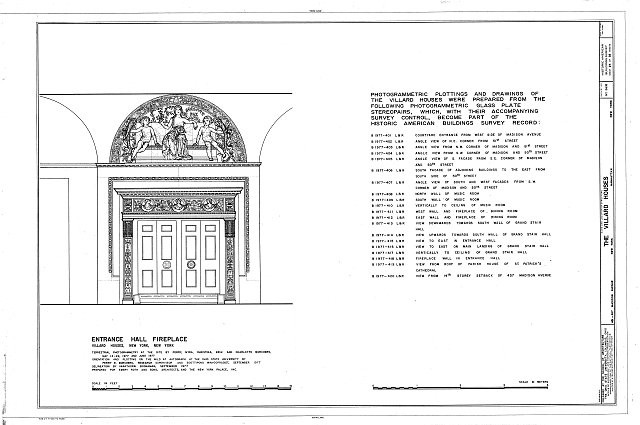 HABS NY,31-NEYO,120- (sheet 24 of 35) - Villard Houses, 451-457 Madison Avenue