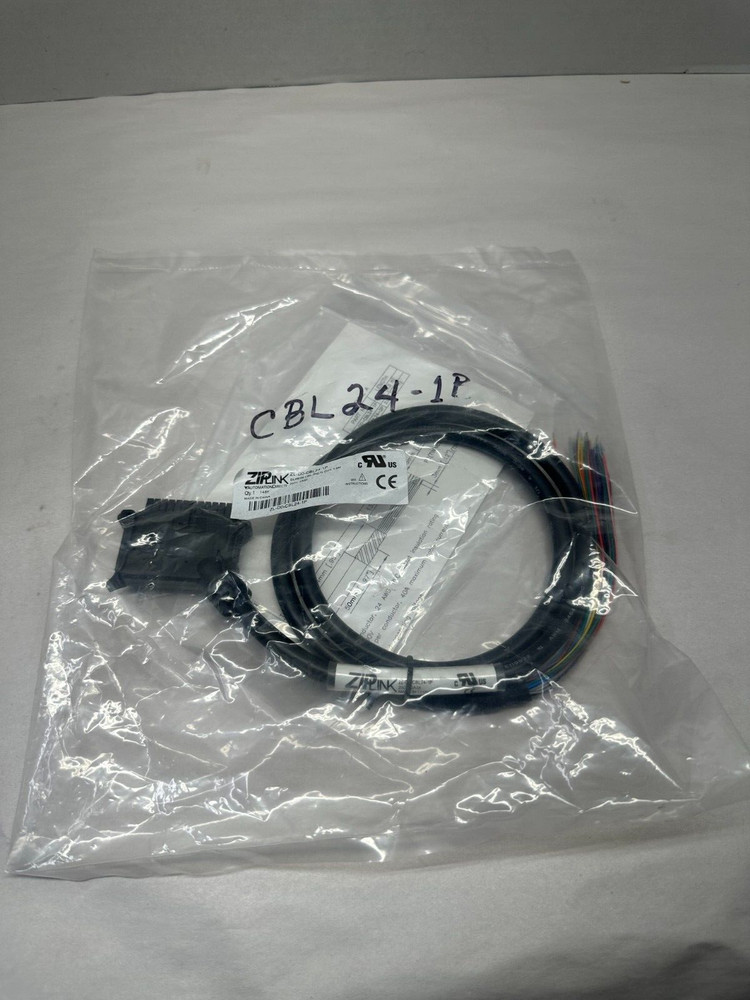 New Automation Direct ZL-D0-CBL24-1P ZIPLink PLC I/O cable, 24-pin Pigtail, 1.0M