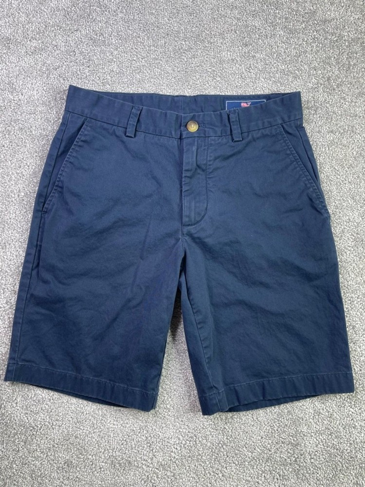 Vineyard Vines Breaker Shorts Men’s 28 Blue Chino Cotton Stretch Pockets
