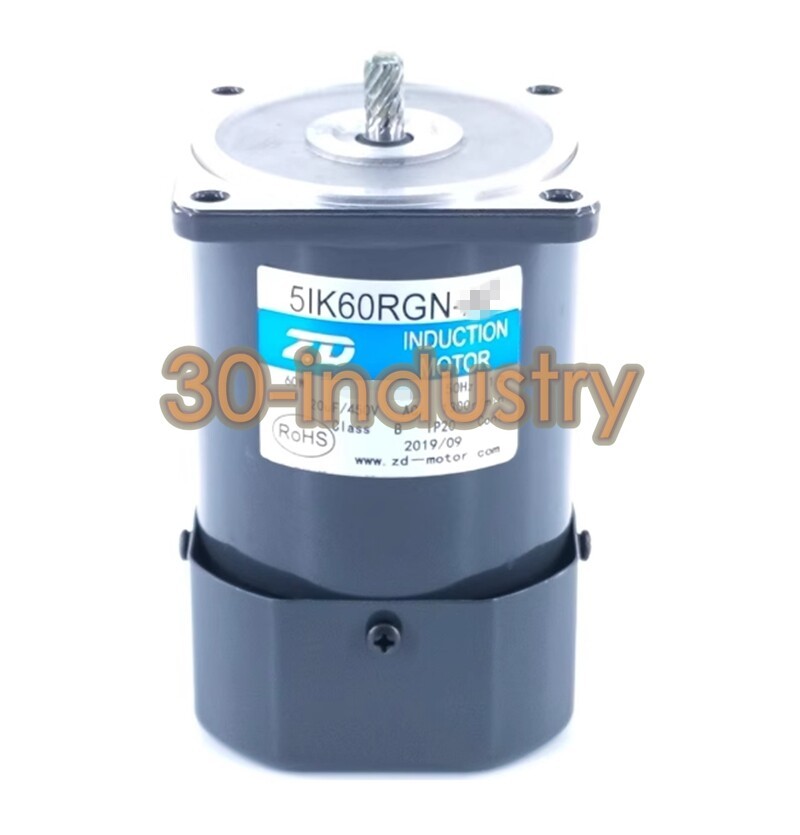 1pcs New For ZD 5IK60RGN-CF AC Gear Speed Motor 60W 220V
