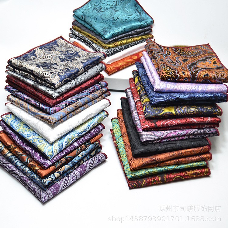 Pocket Square Men's Suit Handkerchief Business Formal Vintage Suit Accessories