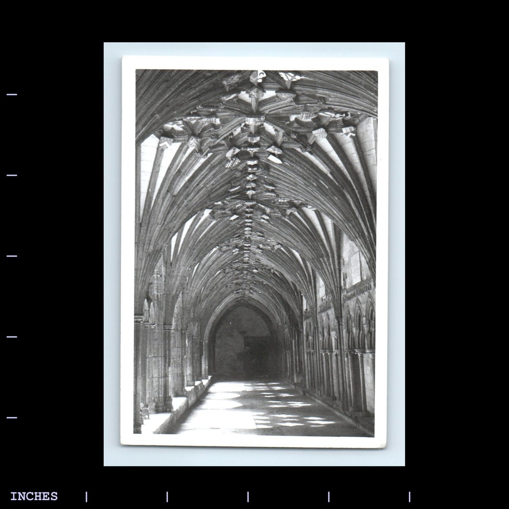 Old Vintage Photo INTERIOR CHURCH CATHEDRAL CANTERBURY HALLWAY