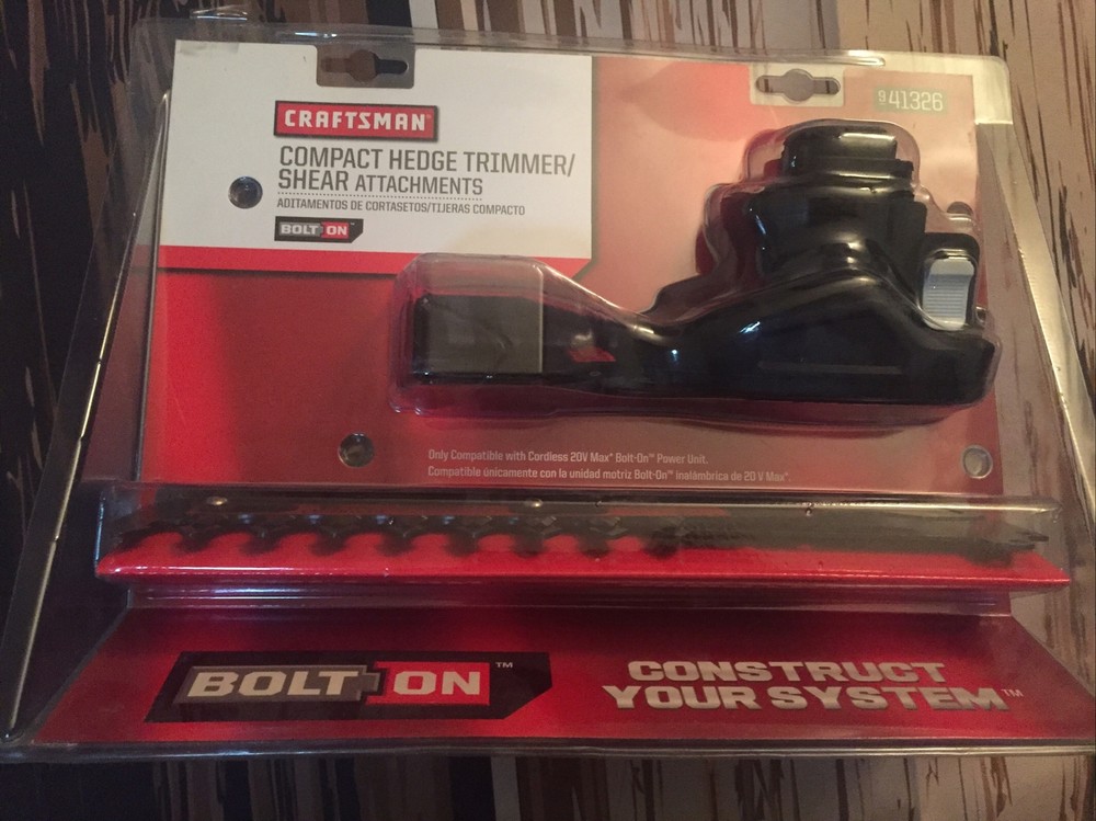 Craftsman 900.42326 Bolt-On Compact Hedge Trimmer Shear Attachment New