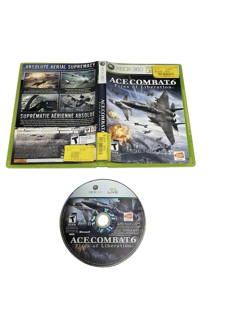 Ace Combat 6: Fires of Liberation (Microsoft Xbox 360, 2007) - Tested-image