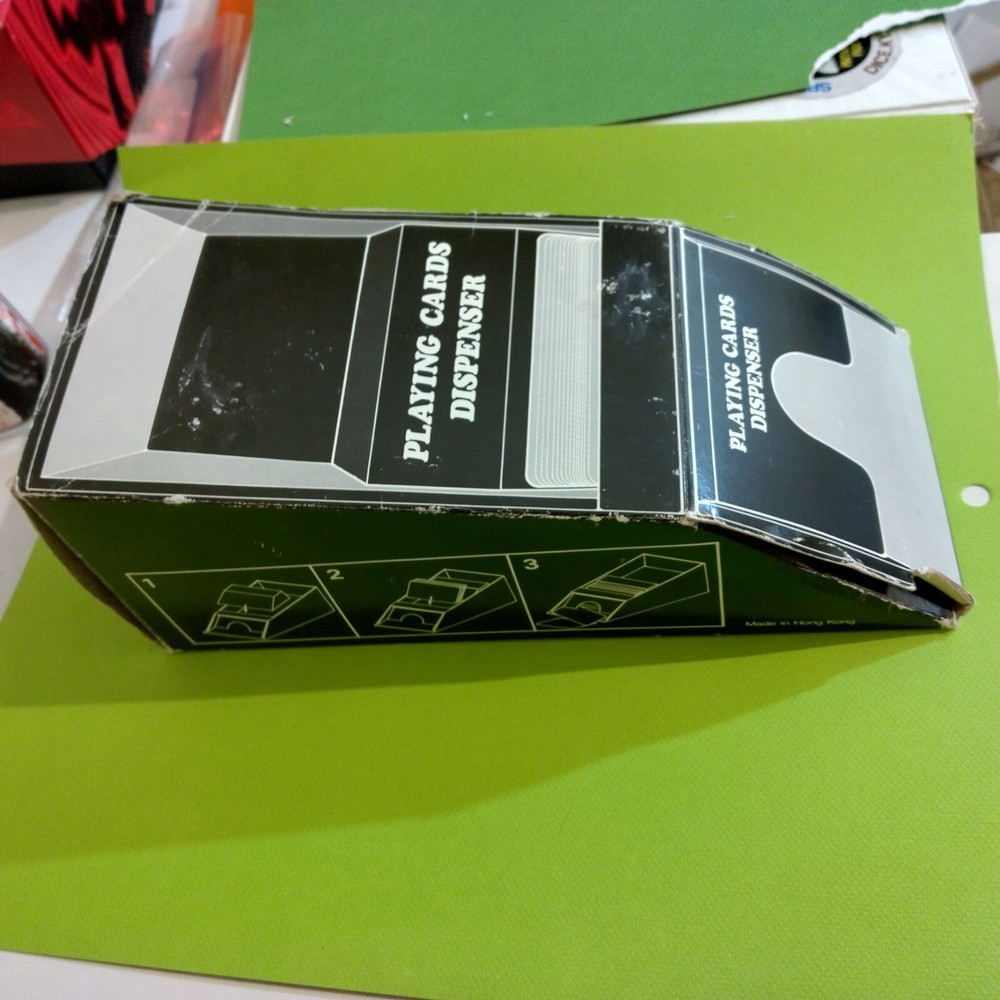 POKER PLAYERS CARD DISPENSER PRE-LOADED WITH 4 DECKS OF HOYLE PLAYING CARDS