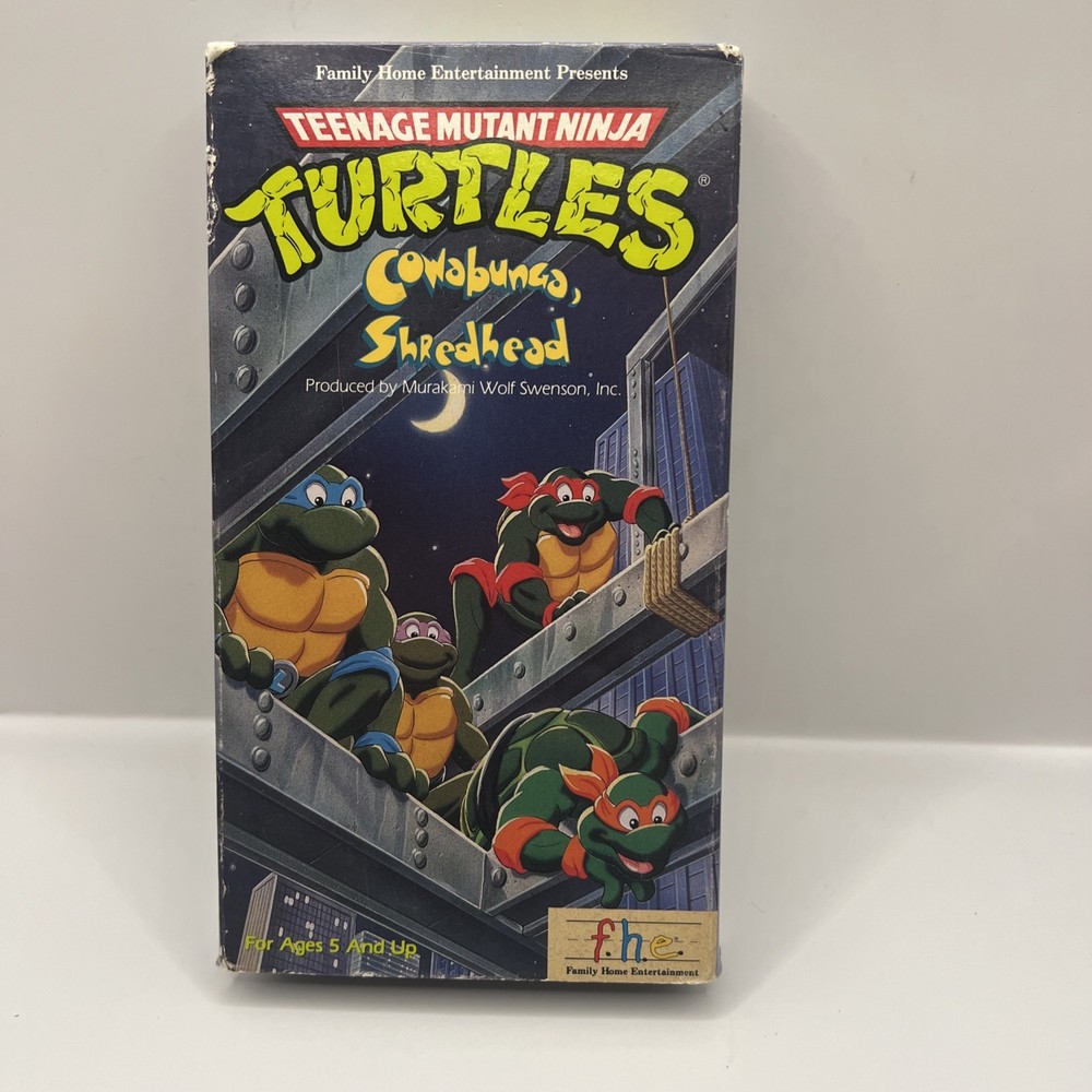 Teenage Mutant Ninja Turtles: Cowabunga, Shredhead (VHS 1989) TMNT