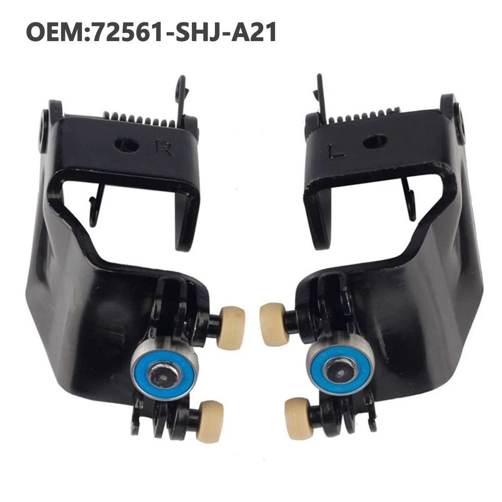 Pair Left & Right Center Mount Sliding Door Rollers For Honda Odyssey 2005-2010