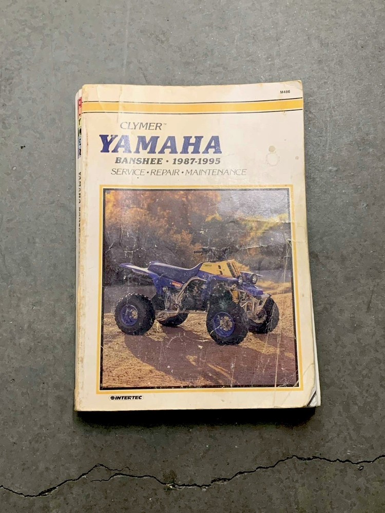 Clymer Yamaha Banshee Service Repair Maintenance Manual  1987-1995 M486