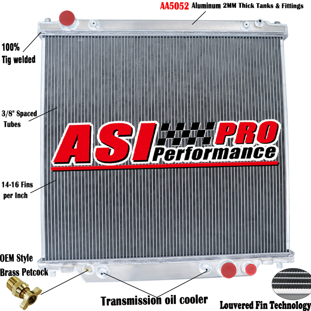4 Row Radiator For 1999-04 Ford F250 F350 F450 F550 2000-05 Excursion 6.8L 7.3L