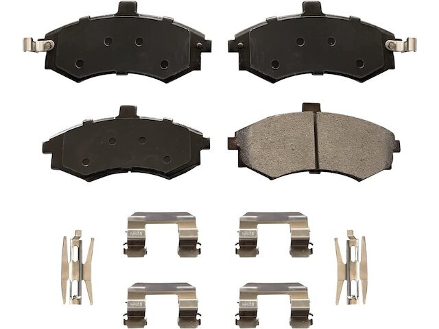 Front Detroit Axle Brake Pads for 2002-2005 Hyundai Elantra 88WQYC