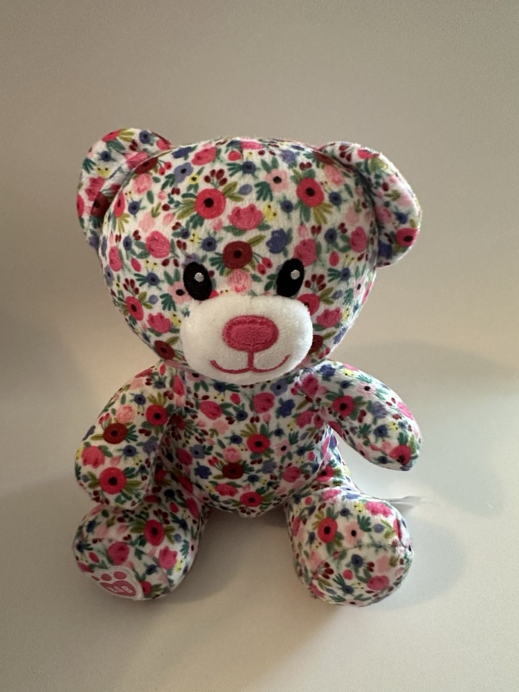 Build A Bear Buddies Mini Lil Bouquet Teddy Bear 8” Small Stuffed Animal BABW