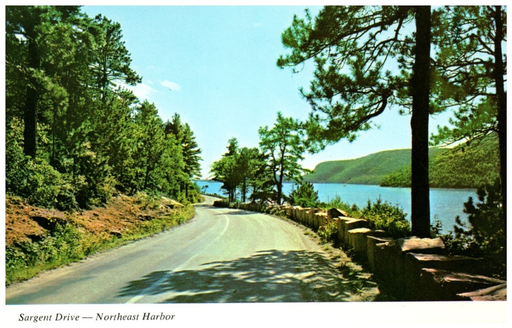 Postcard Sound and Sargent Drive in Acadia National Park-image
