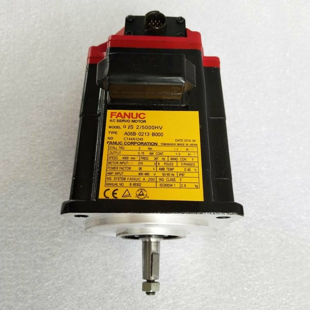 1PC Used A06B-0213-B000 AC Servo Motor In Good Condition #ju
