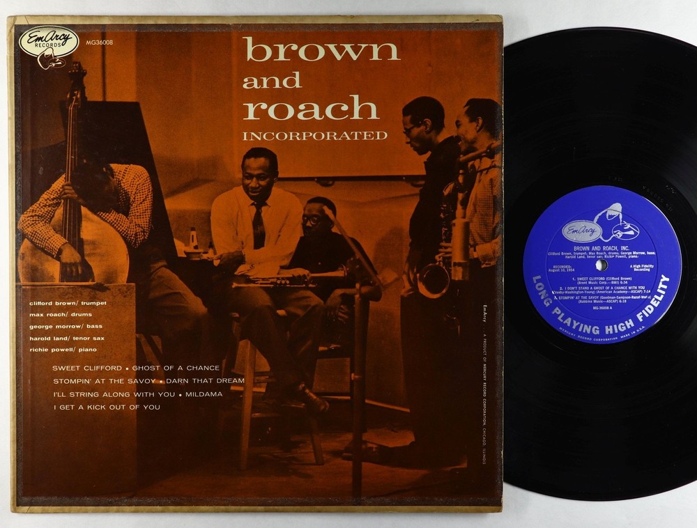 Clifford Brown & Max Roach - Incorporated LP - EmArcy - MG-36008 Mono DG