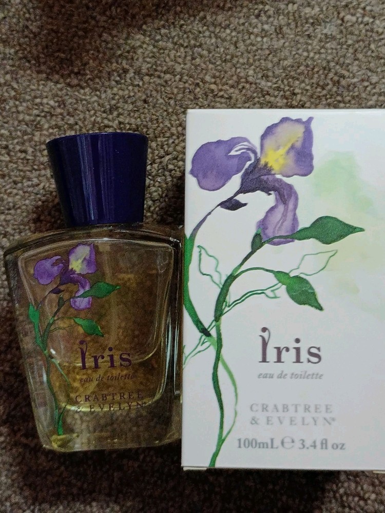 IRIS Crabtree & Evelyn 3.4 Fl Oz Eau de Toillette Spray  New In Box