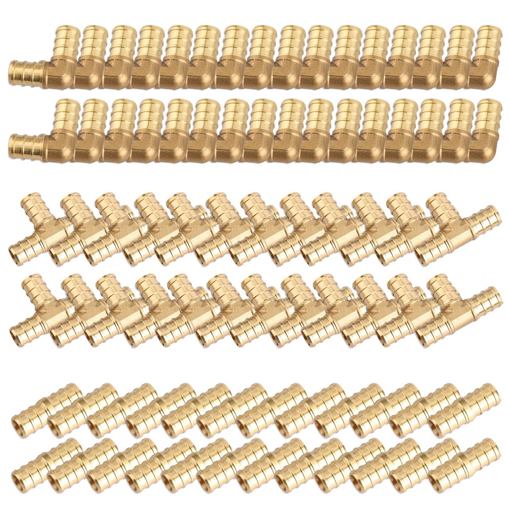Pex Fittings 1/2 Inch, 36 PCS SUNGATOR 1/2 Inch Pex Fittings Set