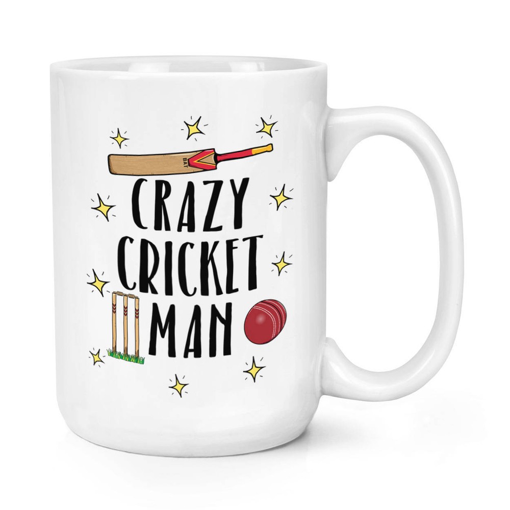 Crazy Cricket Man Coffee Mug Coffee Cup Mug Large Mug Cup