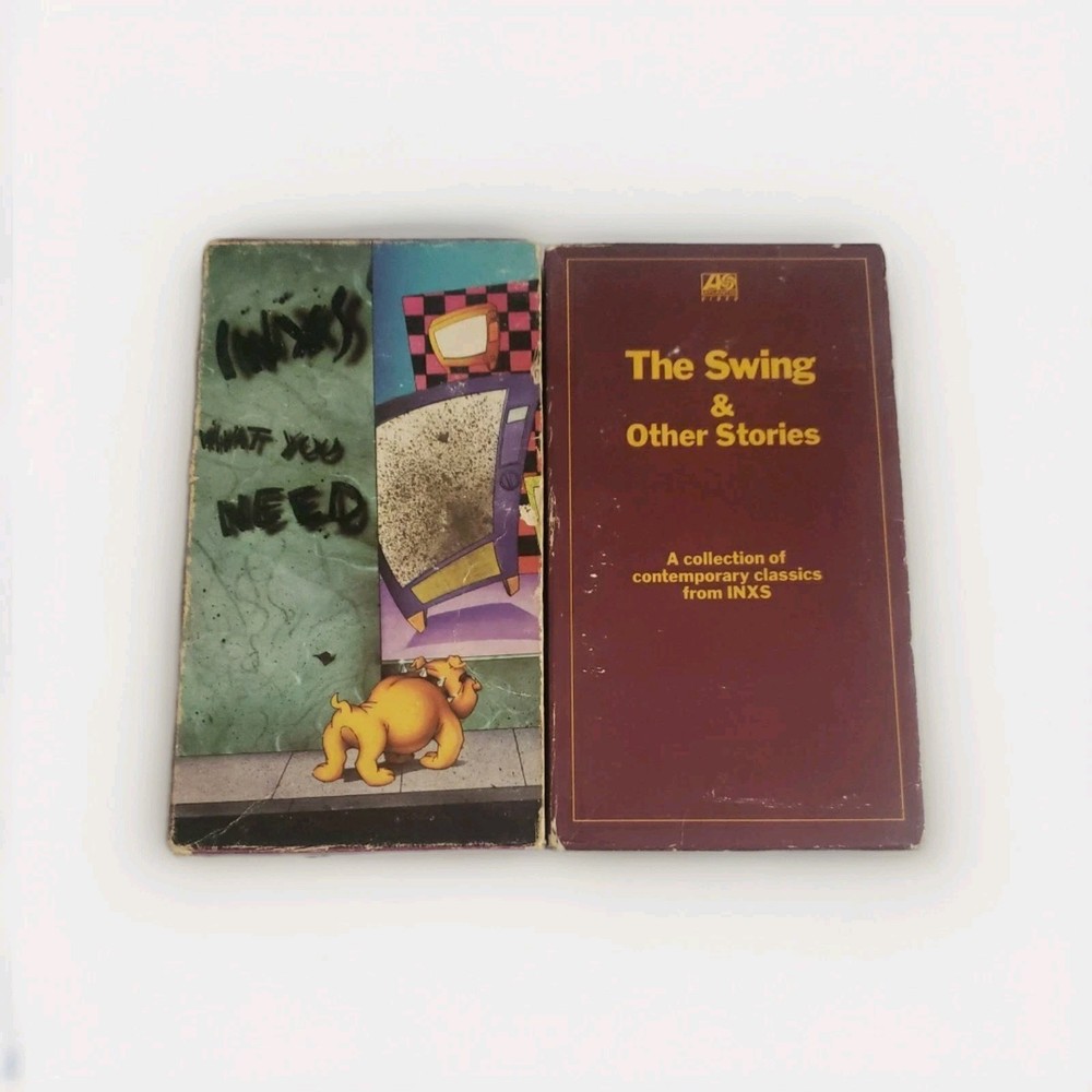 INXS The Swing and Other Stories & What You Need VHS Bundle Lot Music Rock Rare