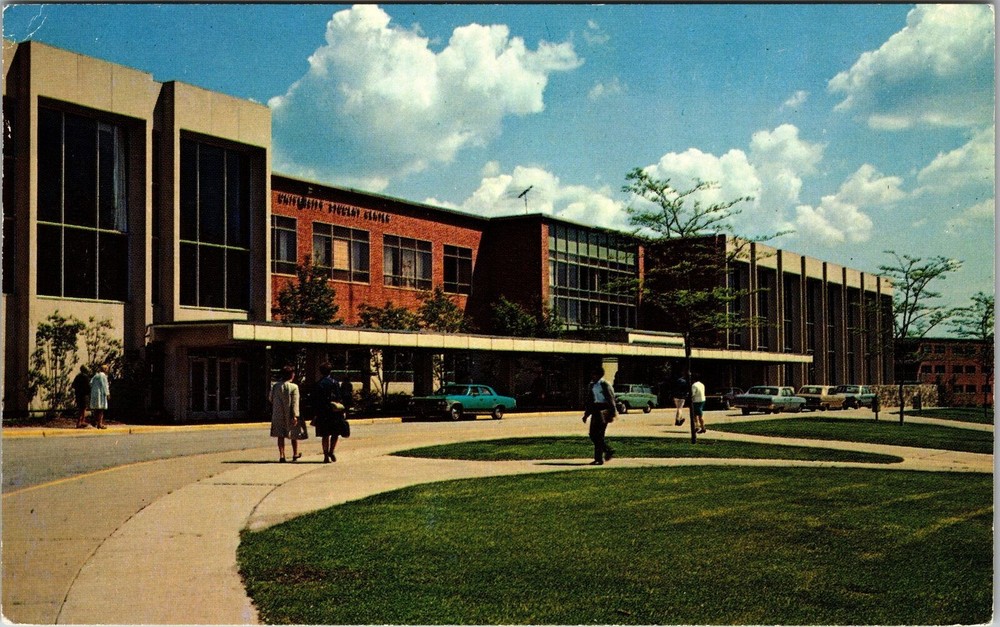 Kalamazoo MI-Michigan, Western Michigan University, Vintage Postcard