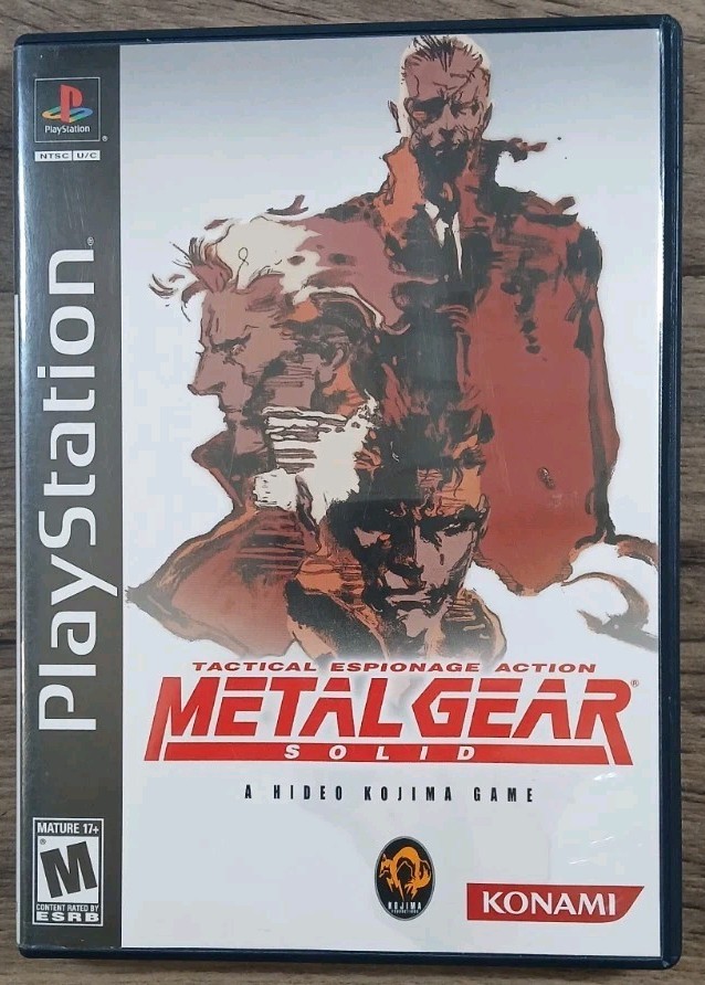 Metal Gear Solid (Sony PlayStation 1) PS1 CIB Complete Tested Game Manual - MINT