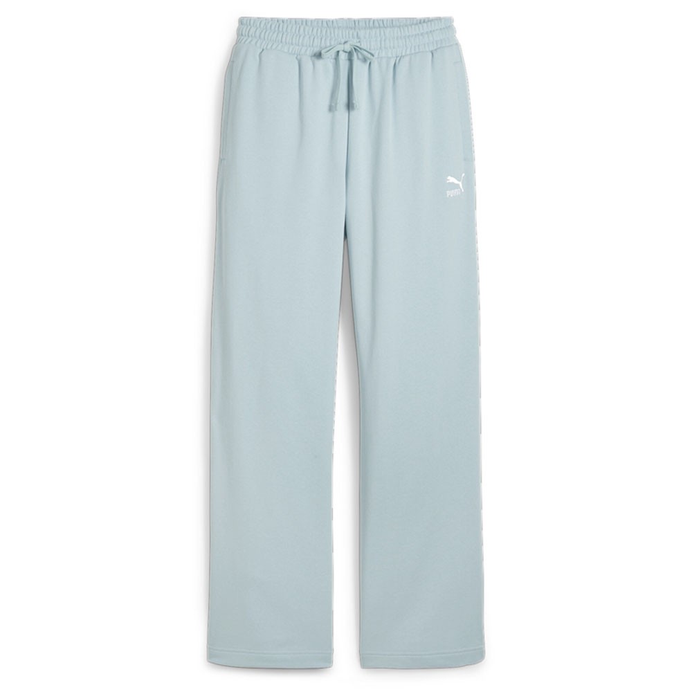 PUMA Men's Relaxed Fit Blue Sweatpants with Small Logo - Casual Athletic Bottoms