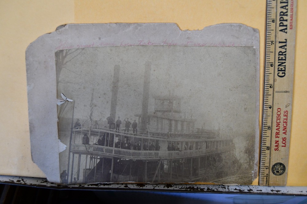 Antique Cabinet Card R. C. Gunter Steamboat Birdgeport Alabama?