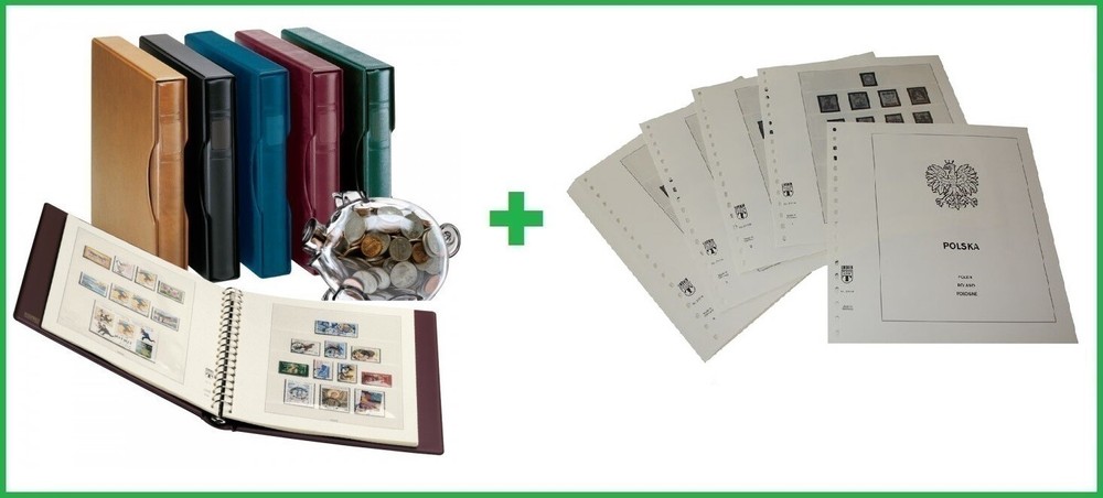 Lindner 217-18-1124V Poland Kingdom Republic Album 1860-1945