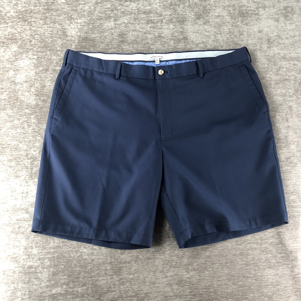 Peter Millar Salem Performance Shorts Mens 42 Blue Chino 9