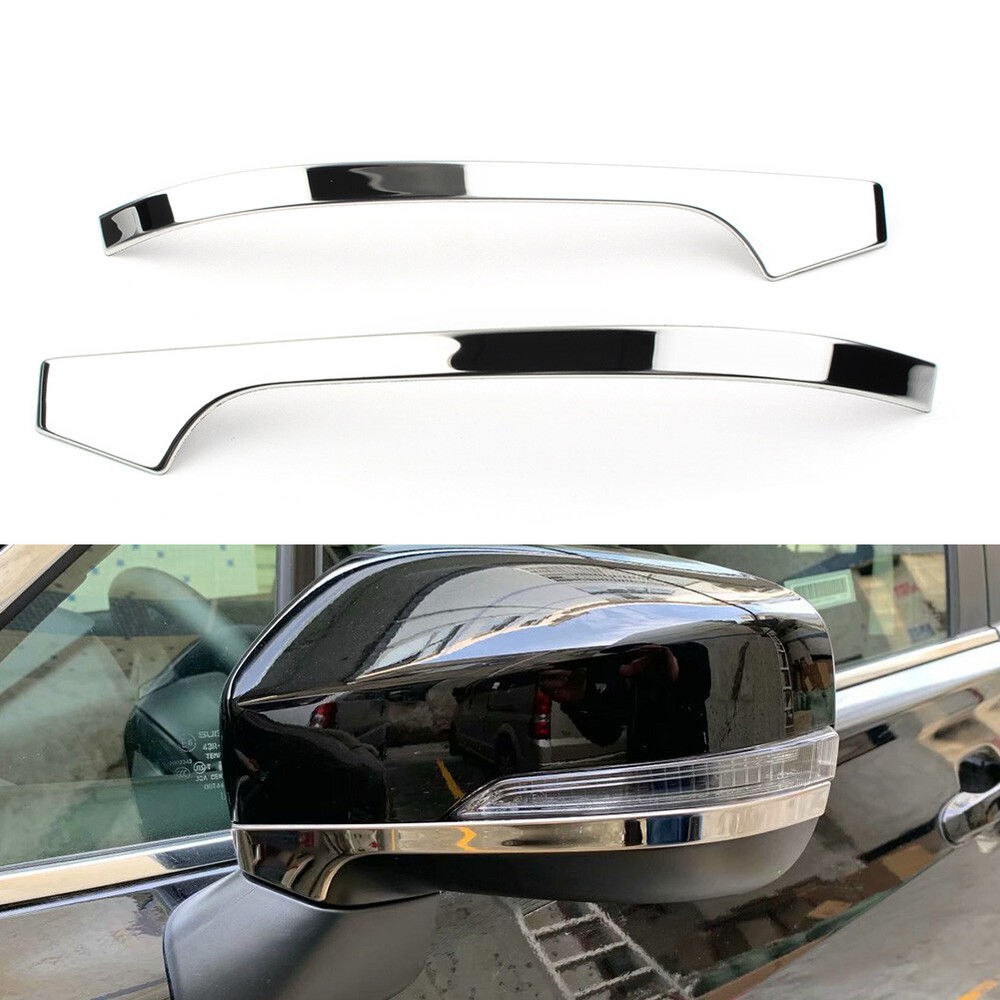 Chrome ABS Side Rearview Mirror Trims Cover 2PCS for Subaru Forester 2019 2020-image