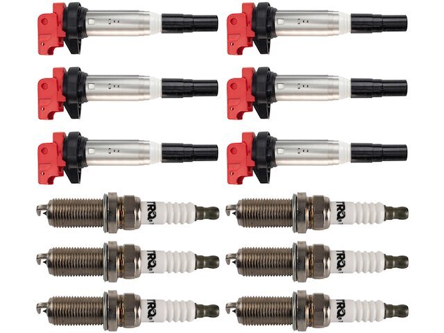 TRQ Ignition Coil and Spark Plug Kit fits BMW 325i 2003-2005 55HQWY