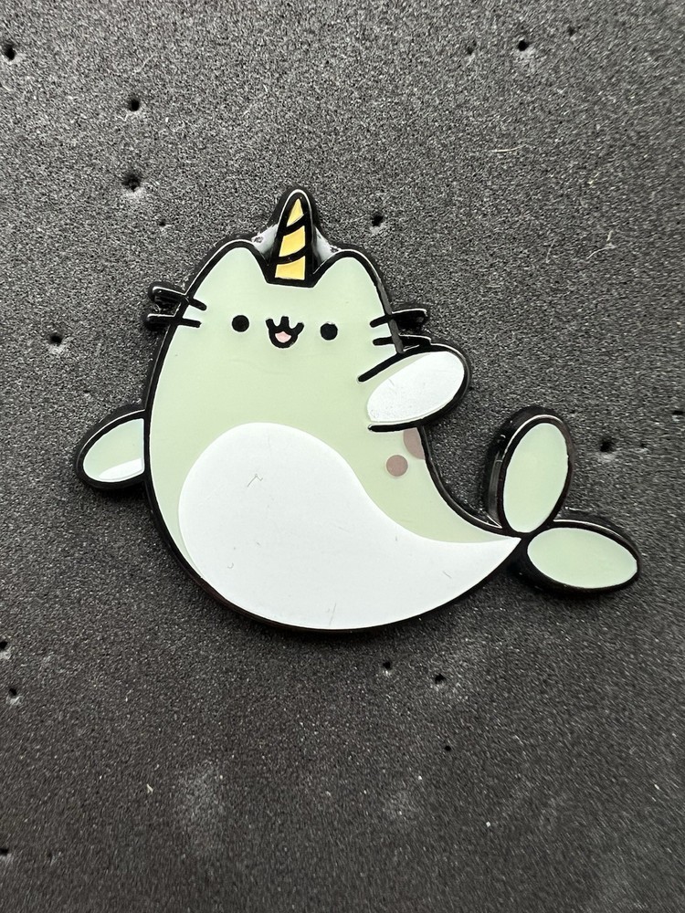 READ - PUSHEEN The Cat - Narwhal Mystery Enamel Pin - Pusheenimal by CultureFly