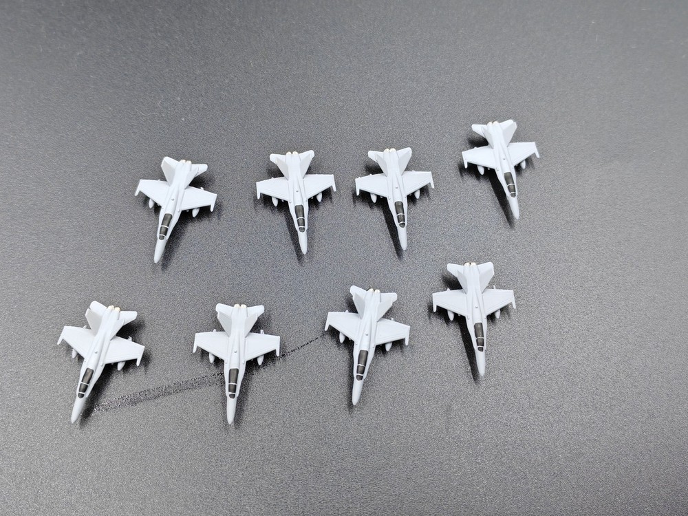 3D printed1/700 completed model American F/A-18 Strike Fighter with coating 8/pc