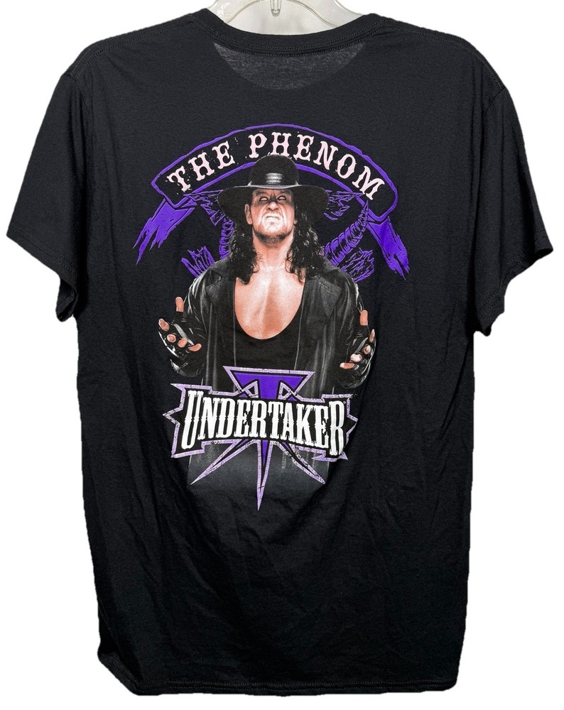 WWE Undertaker T Shirt Men's Medium Black The Phenom Wrestling Graphic Tee NEW