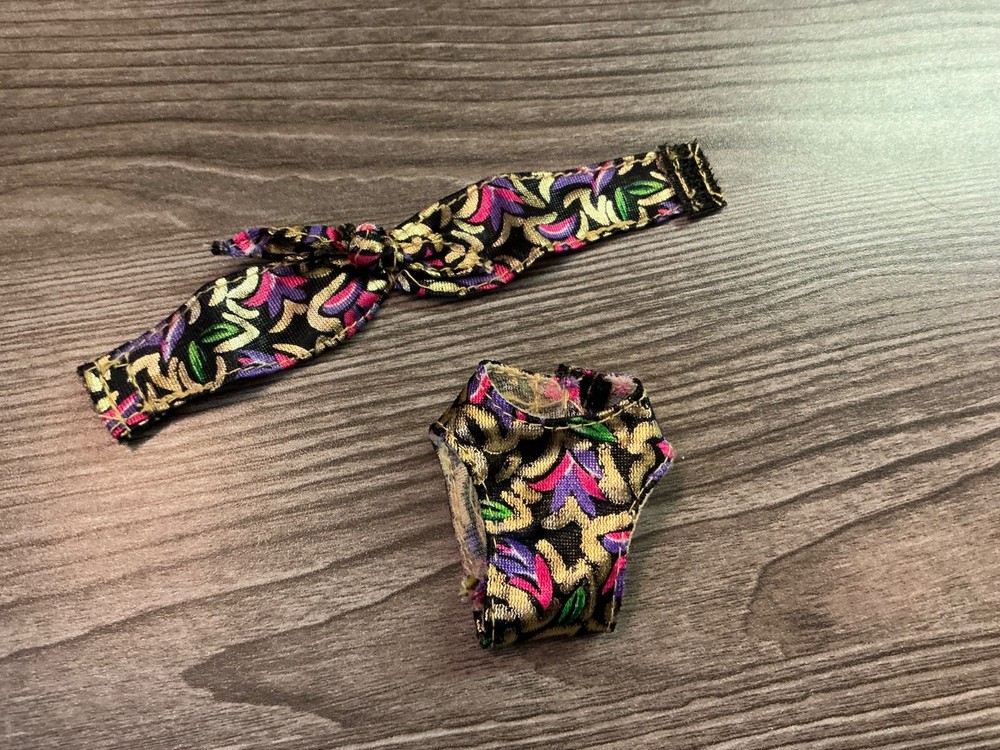Mattel  Barbie Doll Clothes 2 Piece Swimsuit Bikini Set Lot # 52