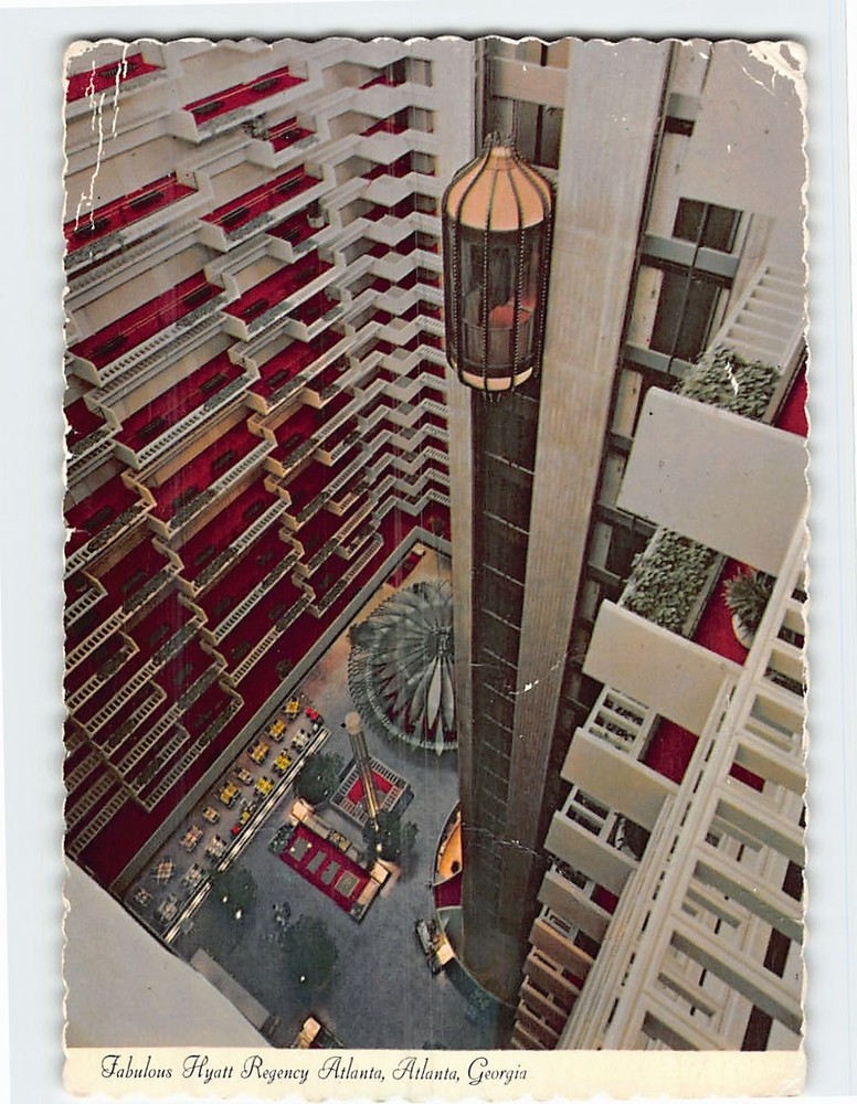 Postcard Fabulous Hyatt Regency Atlanta Georgia USA