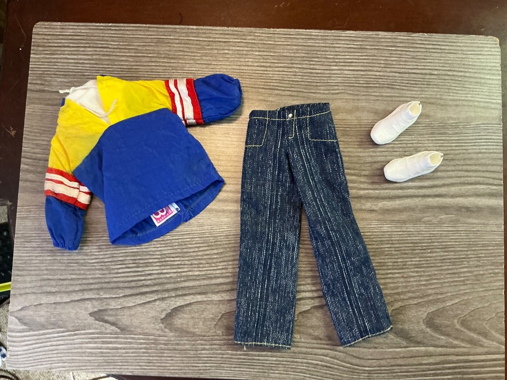 Mattel Barbie Ken Doll Clothes Shirt Jeans Pants Shoes Set Lot