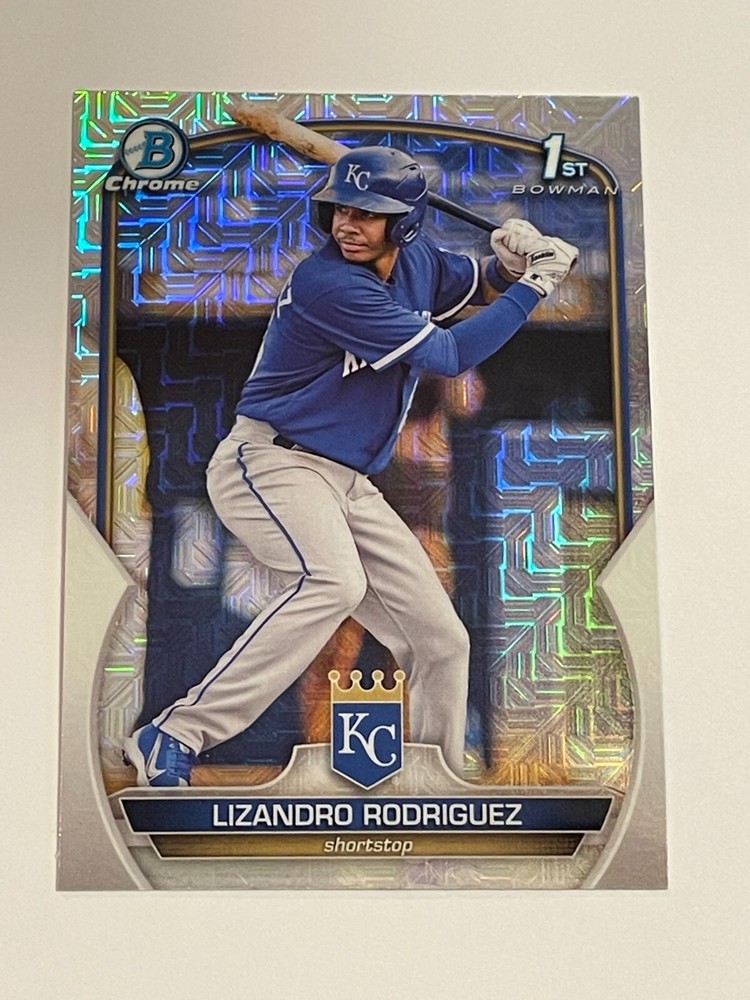 2023 Bowman Baseball Mojo Refractor - Lizandro Rodriguez - Kansas City Royals