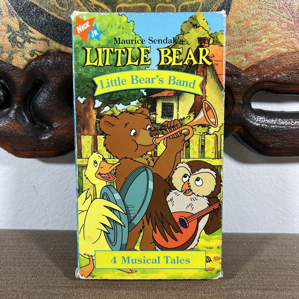 Little Bear - Little Bear’s Band (VHS Tape, 2000) Nickelodeon Nick Jr. Kids Show