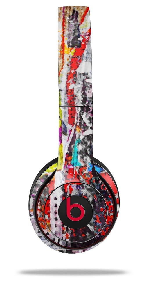 Skin Beats Solo 2 3 Abstract Graffiti Wireless Headphones NOT INCLUDED-image