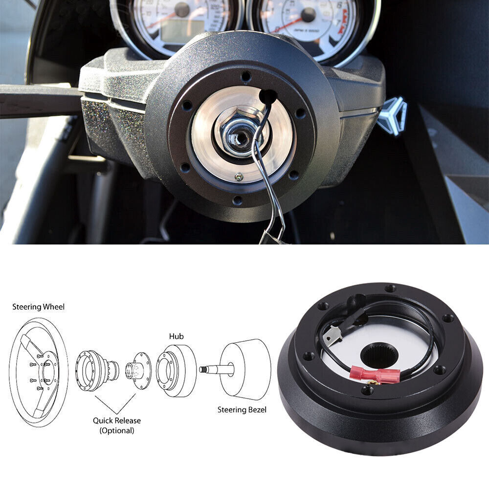 Short Hub Steering Wheel Adapter Fit Eclipse Lancer Galant Impreza WRX -100H