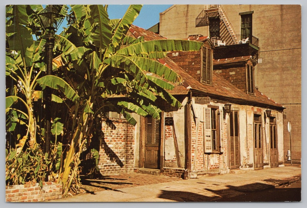 New Orleans Louisiana~Lafitte Blacksmith Shop~Bourbon St~Continental Postcard