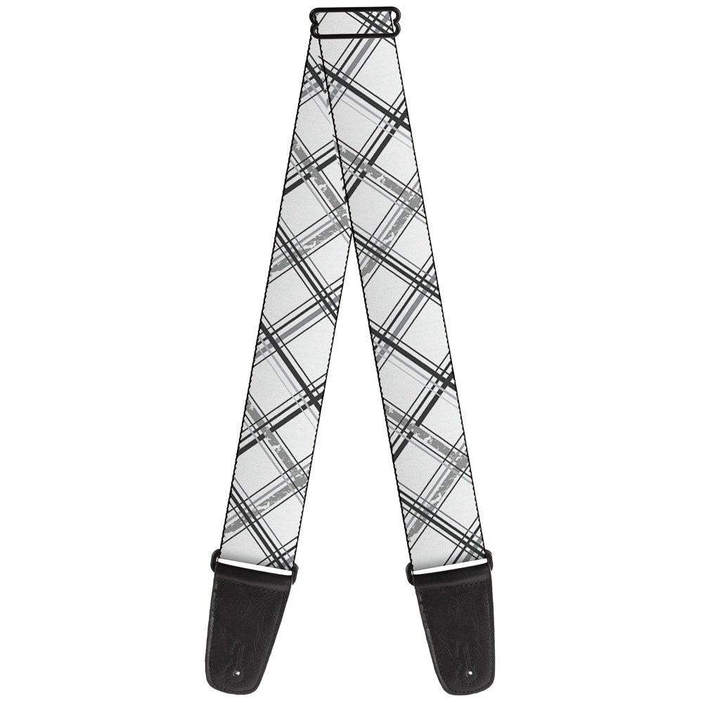 Guitar Strap - Plaid X Weathered White/Gray ACC NEWAnother great item from Rarewaves USA | Free delivery!