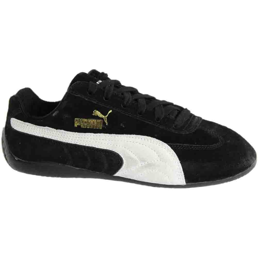 PUMA Speedcat Lace Up  Mens Black Sneakers Casual Shoes 417302-03