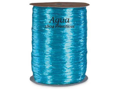 300 feet  (100 yards) AQUA Pearlized Wraphia / Raffia Ribbon