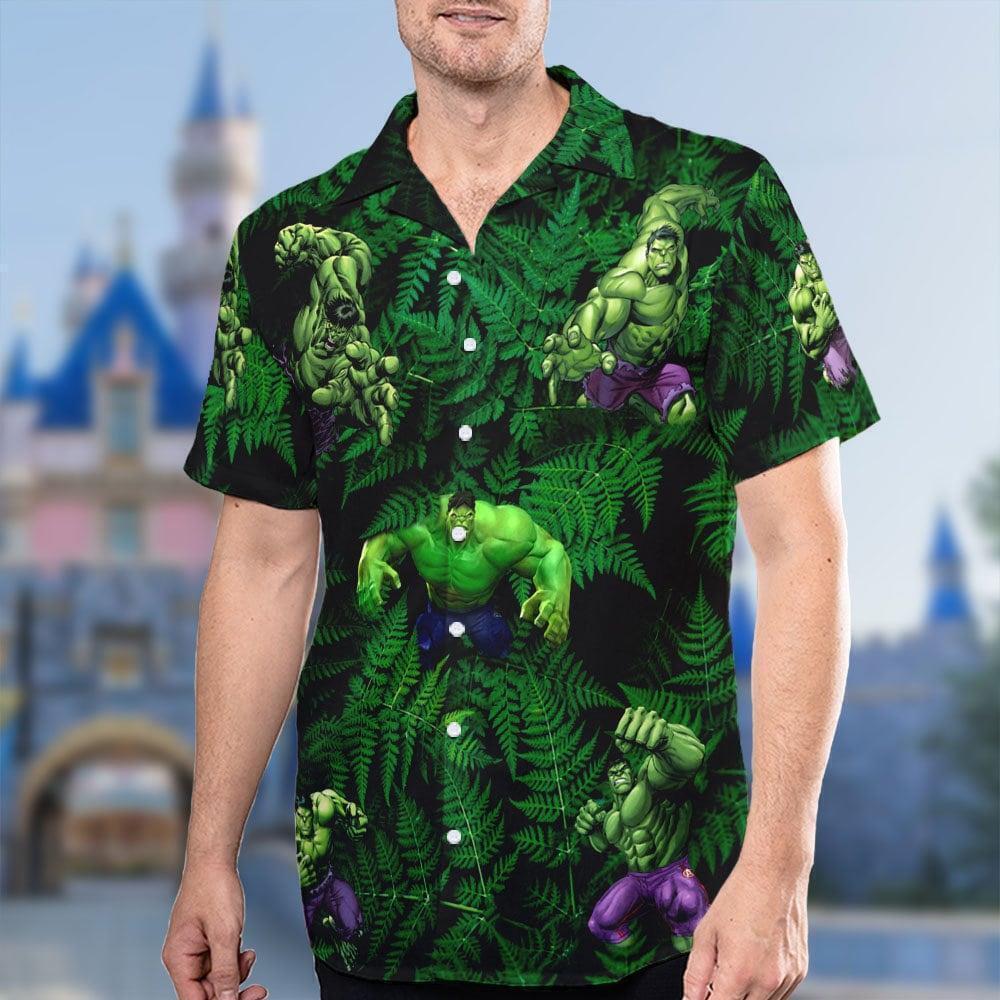 Hulk Superhero 3D All Over Printed Hawaiian Shirt Hulk Giant Hero Aloha Shirti4