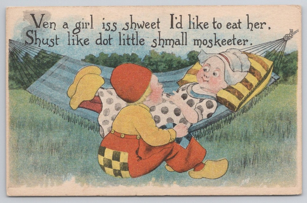 1916 Humorous Children Postcard 