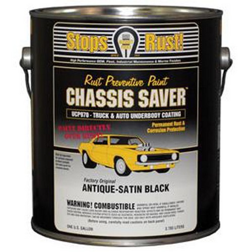 Magnet Paint UCP970-01 Chassis Saver Paint Satin Black, 1 Gallon Can