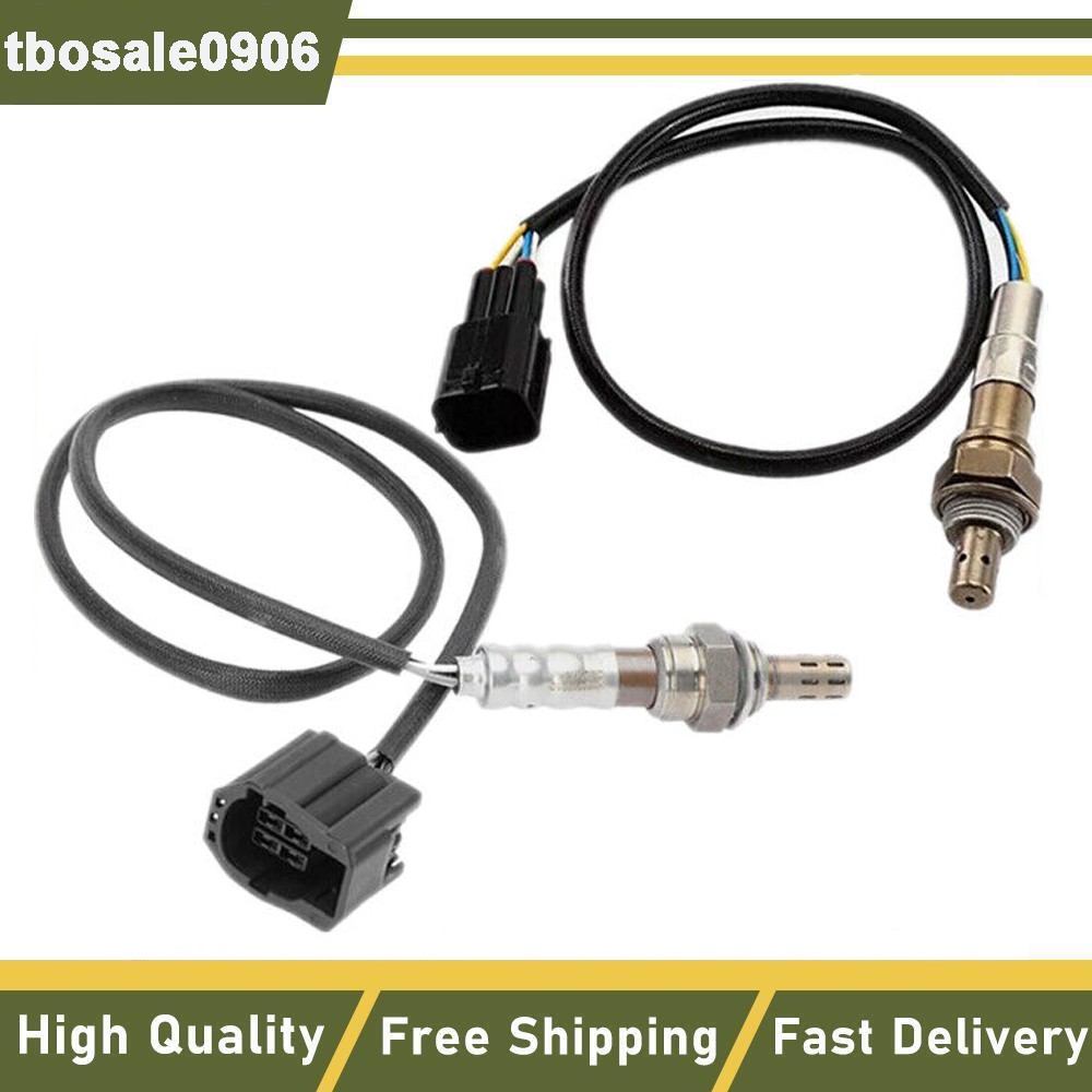 2PCS Oxygen Sensor Upstream+Downstream For Mazda 3 2006-2009 2.0L 2.3L Exc Calif