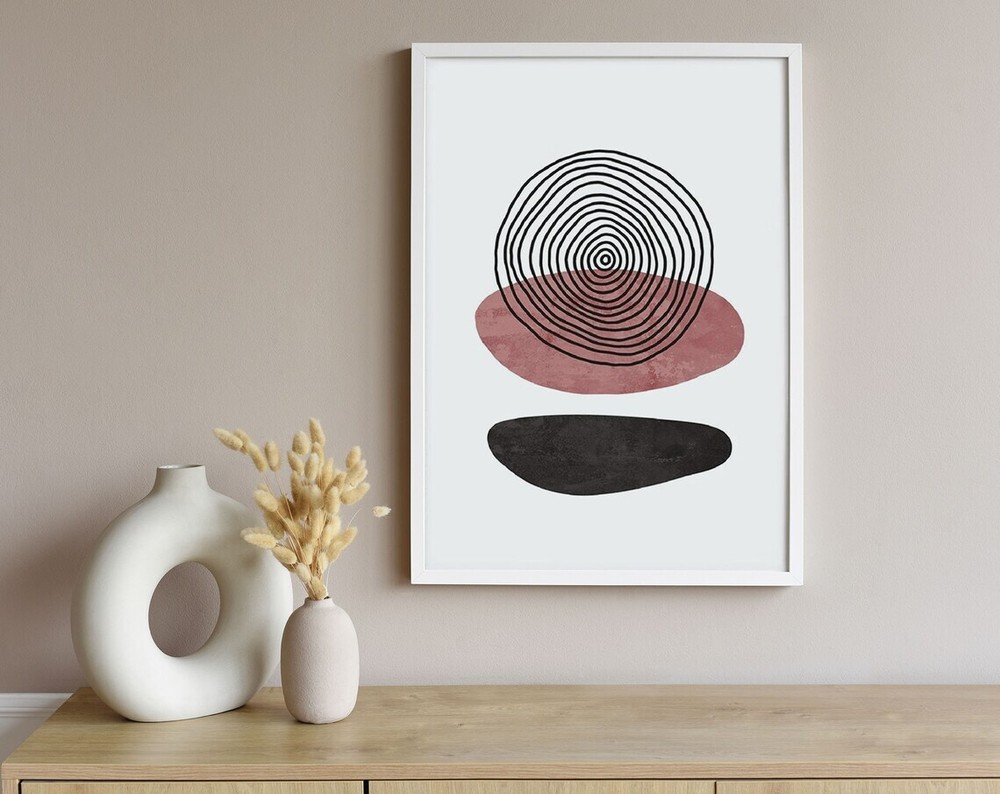 Abstract Circle Abstract Poster Premium Quality Choose your Size