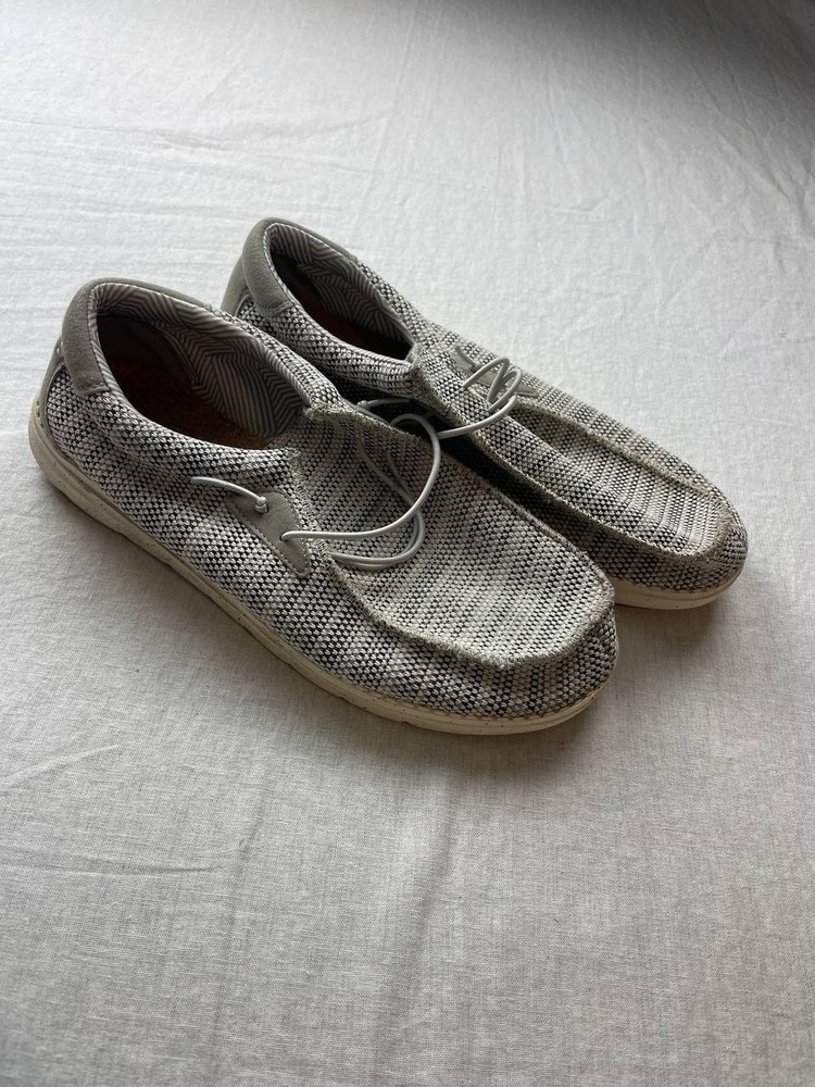 Bruno Marc Mens Size 12 Shoes Slip On Loafers Grey Lightweight Casual BLS211